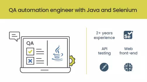 QA automation engineer with Java and Selenium
